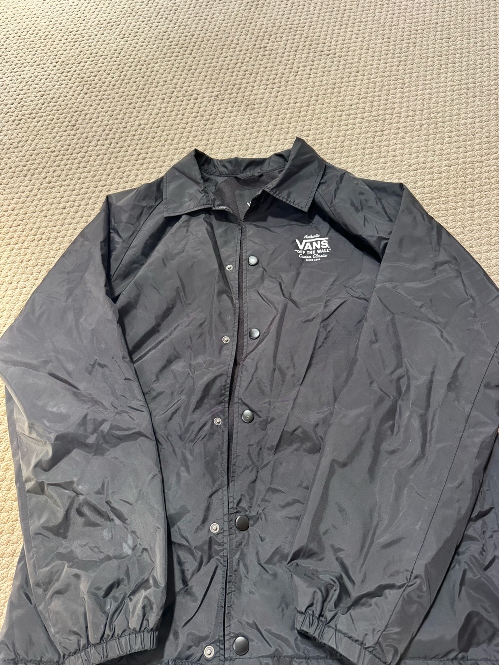 Vans Black Coach Jacket SELLING MY ENTIRE CLOSET - BUNDLE DEALS!!